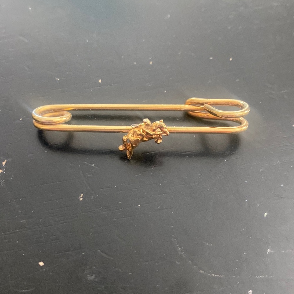 Elegant Gold Brooch Pin